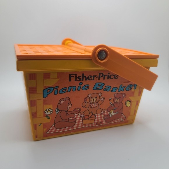 FisherPrice Toys Fisher Price Picnic Basket Teddy Bear 974 Poshmark